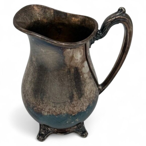 Vintage 1881 Rogers Glenrose 6 Pc Silverplate Tea Set W Tray - Picture 10 of 14